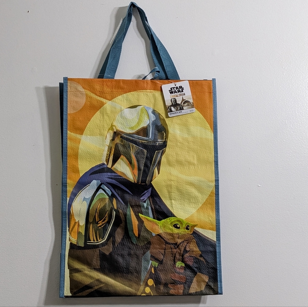 Disney Star Wars The Mandalorian Reusable Tote Bag, New With Tag - Picture 1 of 6